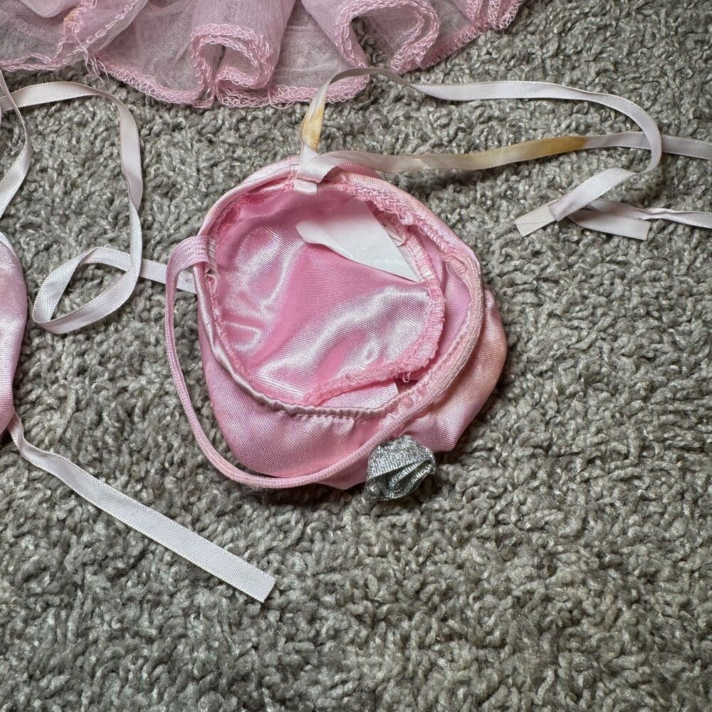 Build a Bear Ballerina Dress Pink Tutu Sparkle w/ Shoes Stuffed Animal Outfit - Picture 5 of 10